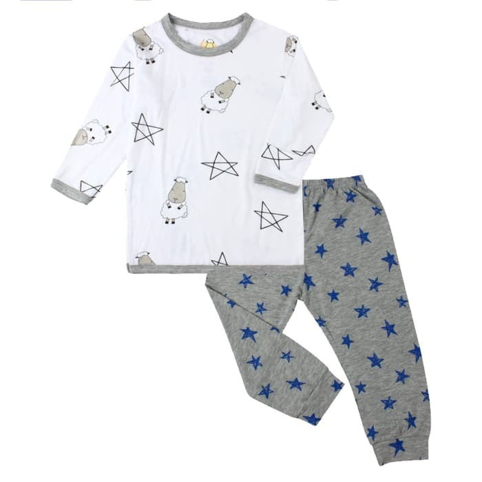 Pyjamas Set Big Star & Sheepz / Piyama Anak Baa Baa Sheepz