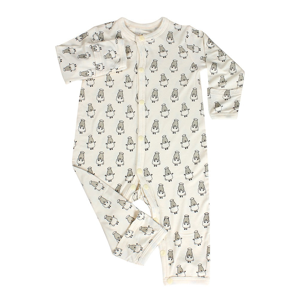 Baaabaasheepz Bamboo Romper Snap Small Sheepz / Romper Anak Panjang Baabaasheepz