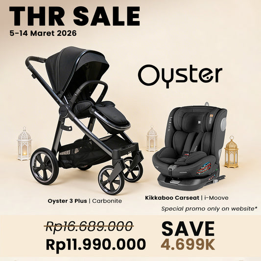 BUY 1 GET Oyster 3 Plus Free Kikkaboo Carseat I-Moove