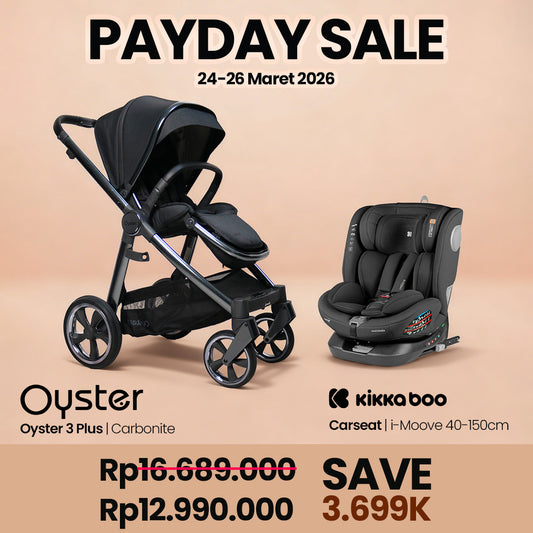 BUY 1 GET Oyster 3 Plus Free Kikkaboo Carseat I-Moove