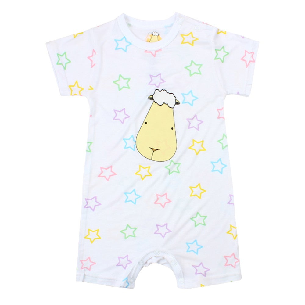 Romper Short Sleeve Baabaasheepz / Romper Pendek Bayi Baabaasheepz