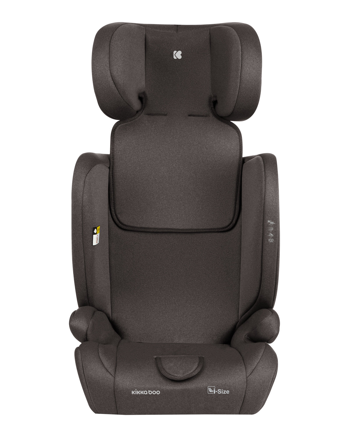 Kikkaboo Car seat 76-150 cm i-Cross i-SIZE Black / Dark Grey / Brown