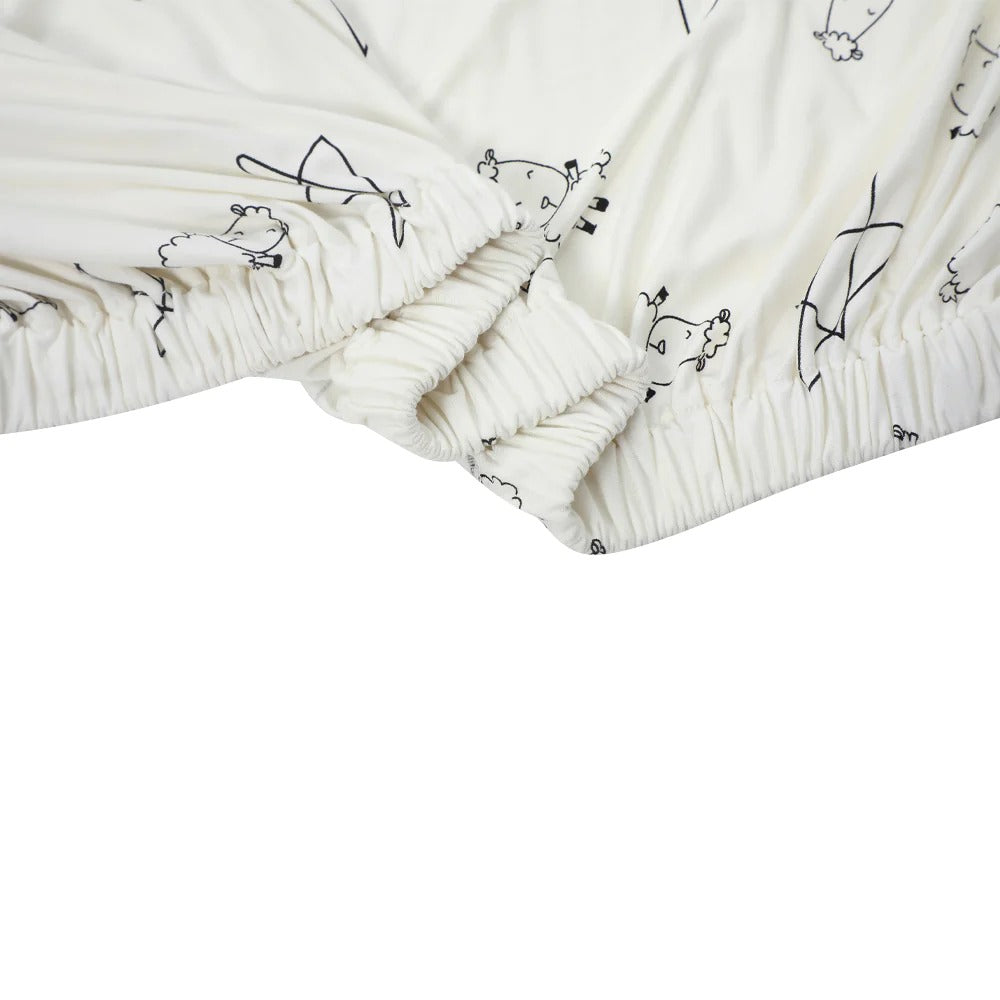 Baabaasheepz Mattress Sheet Cute Big Star & Sheepz / Sprei Kasur