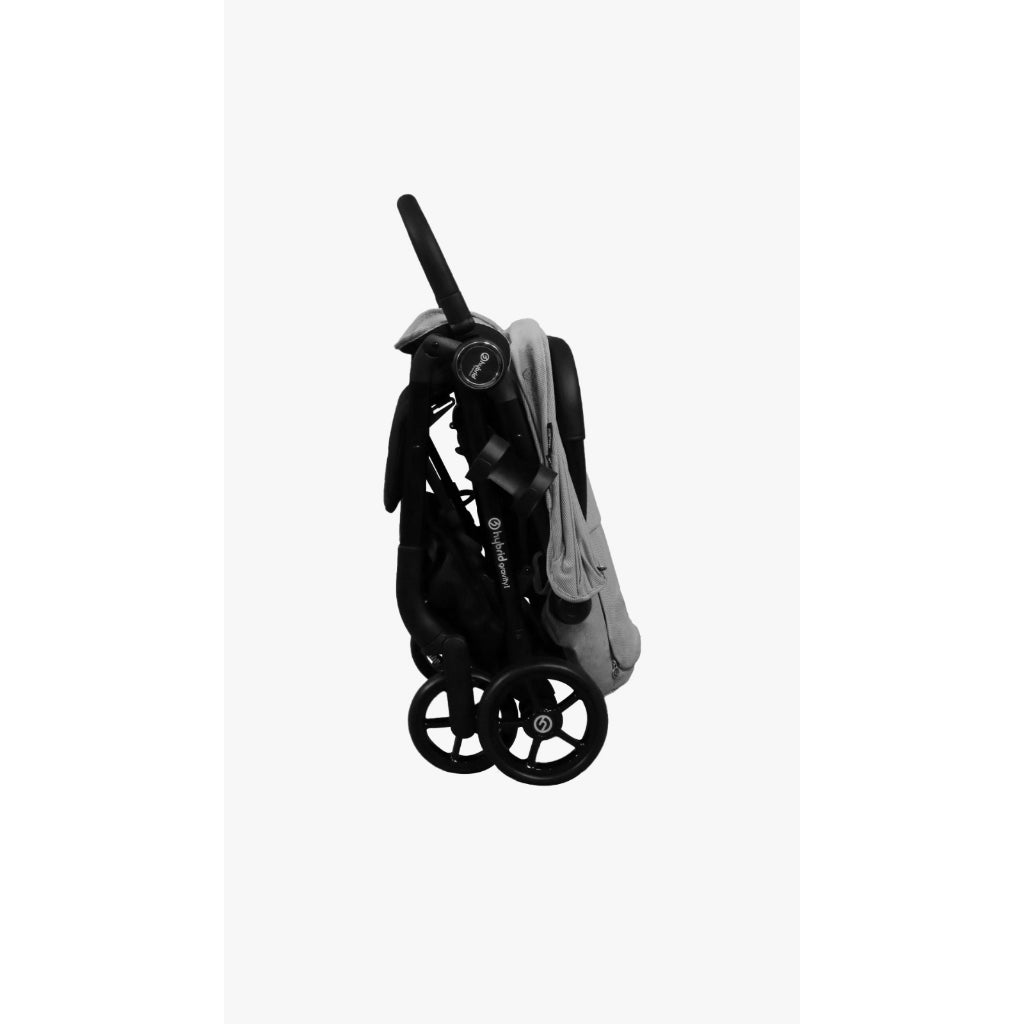 Hybrid Premium Gravity I City Grey Black Chassic (Free Bag Stroller + Cup Holder + ) / Stroller Anak