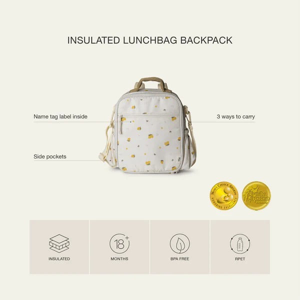 Citron Thermal Classic Lunch Bag Backpack - Vehicles