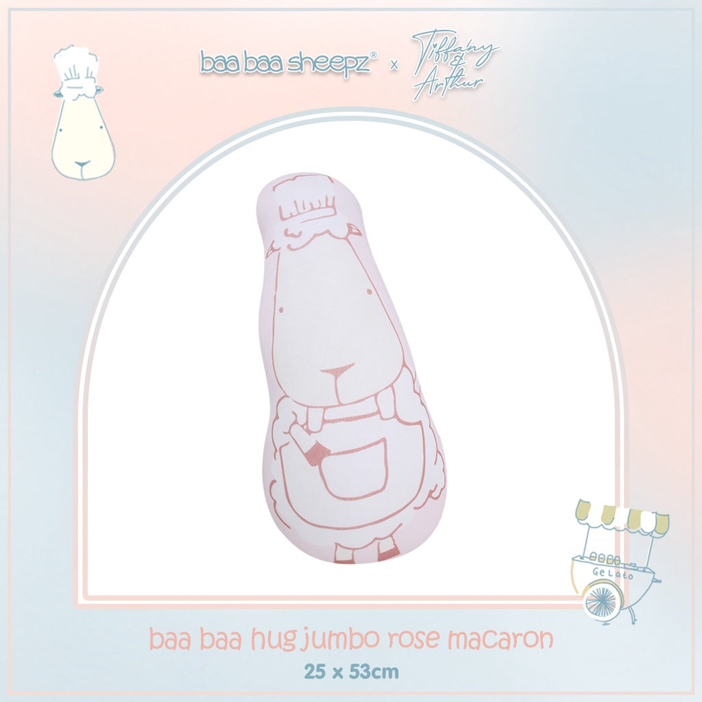 Baa Baa Sheepz x Tiffany Hug Buddy - Chef Baa Baa Rose Macaron