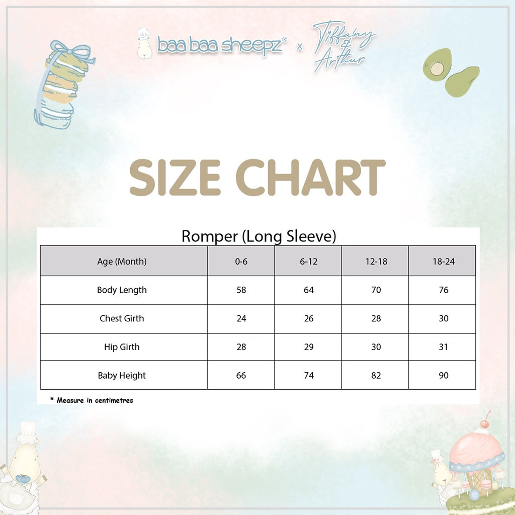 Baa Baa Sheepz x Tiffany - Romper Side Snap Chef Baa Baa