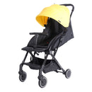 Stuffskin Beebi stroller black - Yellow