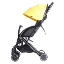 Stuffskin Beebi stroller black - Yellow