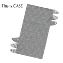 PILLOW CASE Small  Sheepz Grey with stripe polka & Checkers tag Grey - M