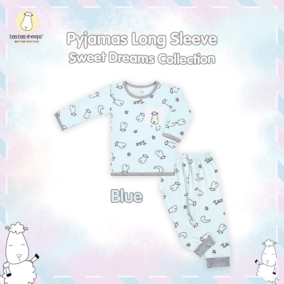 BBS Pyjamas Set Sweet Dreams Baa Baa Pink Blue Kids