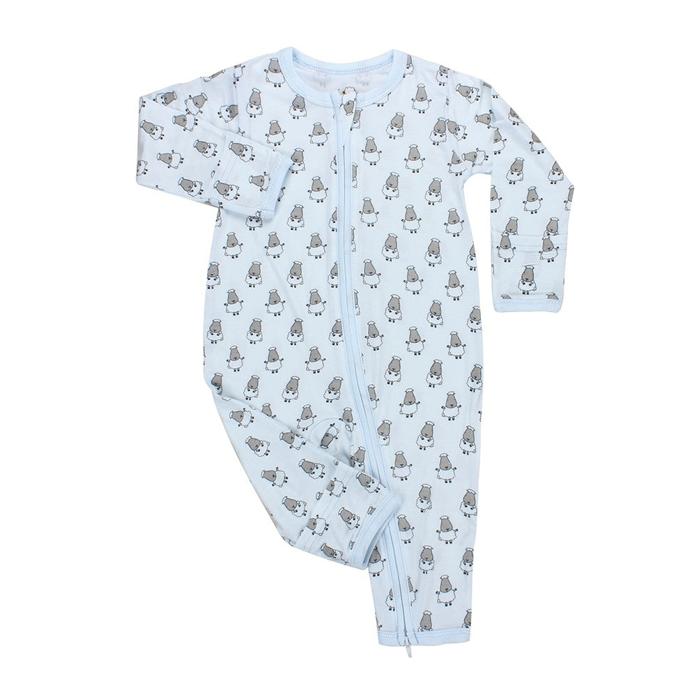 Baaabaasheepz Bamboo Romper Snap Small Sheepz / Romper Anak Panjang Baabaasheepz