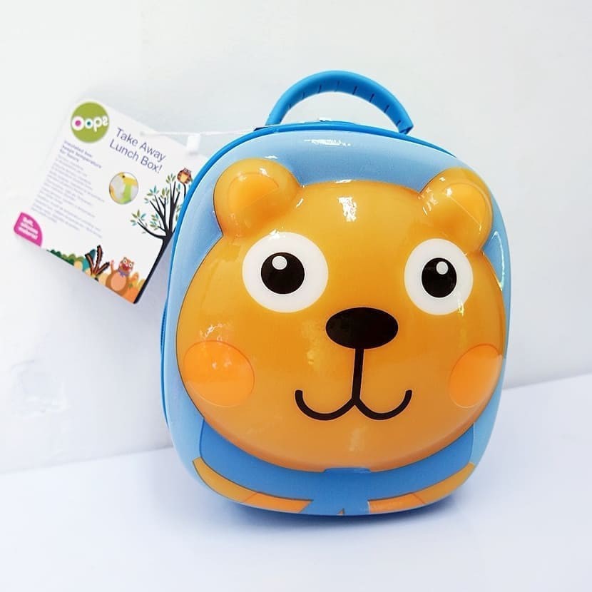 OOPS Kotak Makan Silikon Lembut / Tas Makan Anak