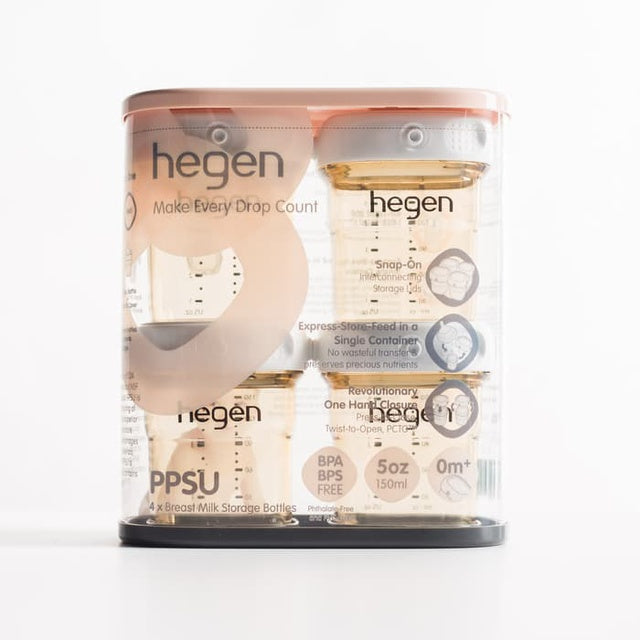 Hegen Milk Storage 150ml (4pcs) / Botol Susu Impor