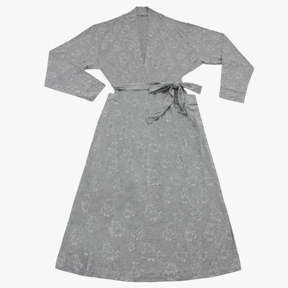 Nightgown Grey Baa Baa Sheepz / Kimono / Outer Baa Baa Sheepz