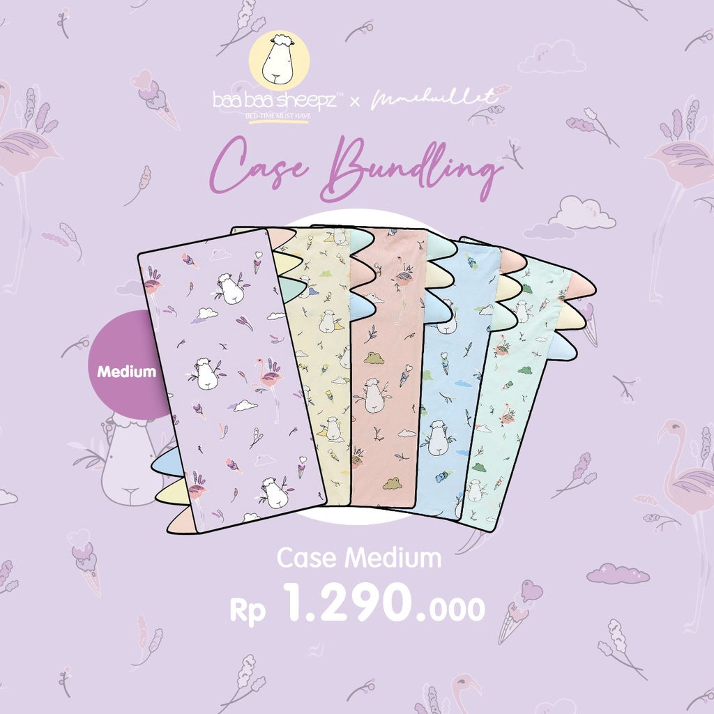 SPECIAL CASE FLAMINGO / SARUNG BANTAL FLAMINGO BAA BAA SHEEPZ