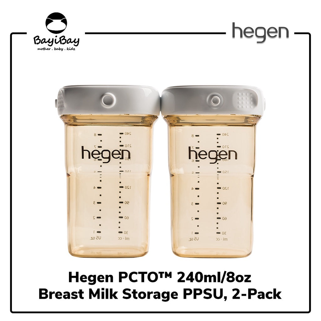 Hegen Milk Storage 240ml - 2pack / Botol Susu Premium