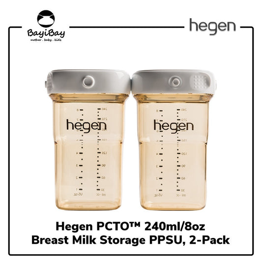 Hegen Milk Storage 240ml - 2pack / Botol Susu Premium
