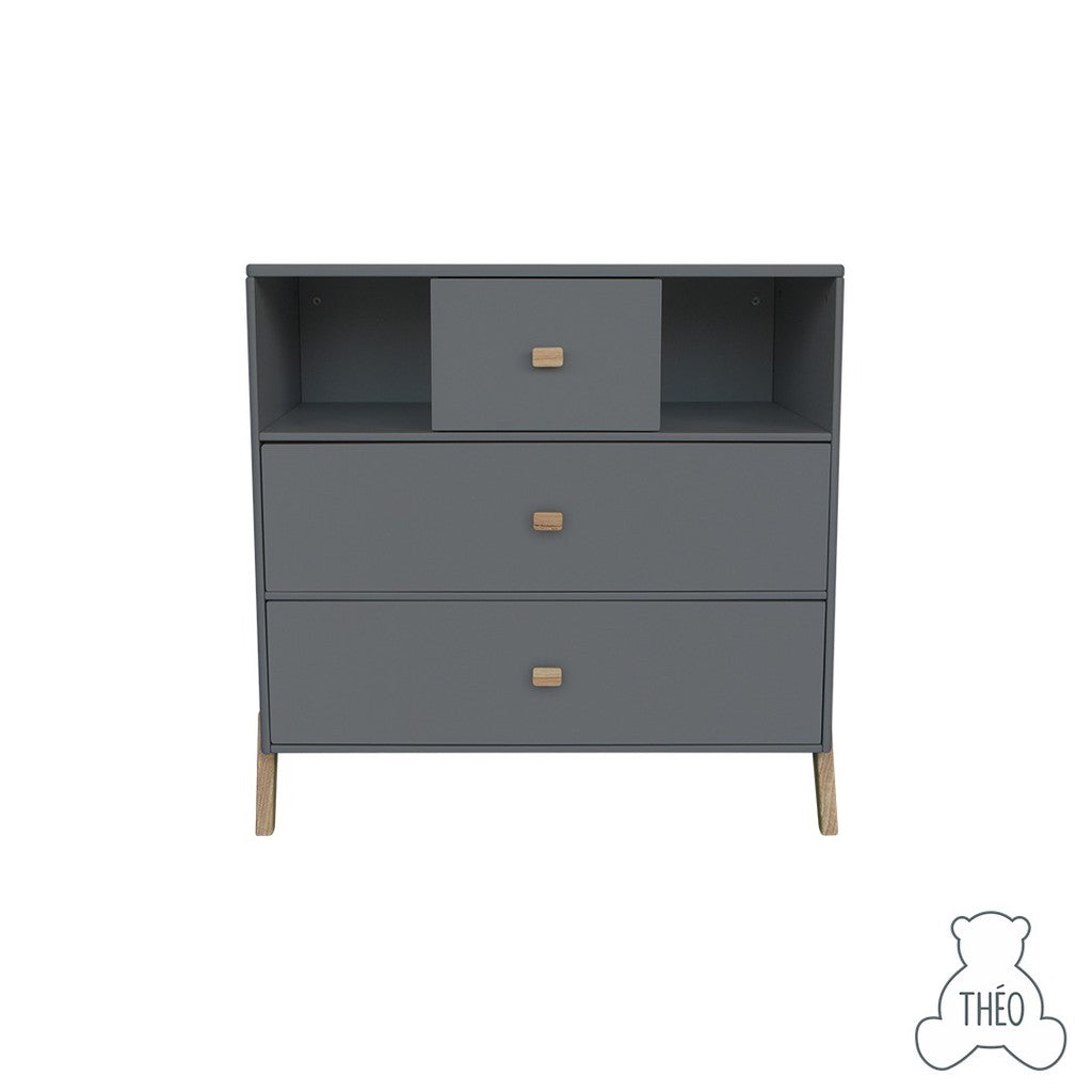 THEO MARELIE CHEST OF DRAWERS NEIGE SILEX COLOUR / LEMARI KECIL ANAK