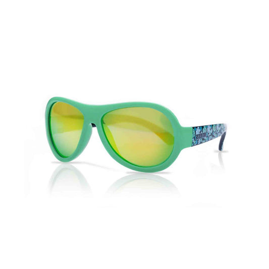 Shadez Eyewear Designer Leaf Print Green Junior 3-7yr / Kacamata Fashion Anak Sunglasses
