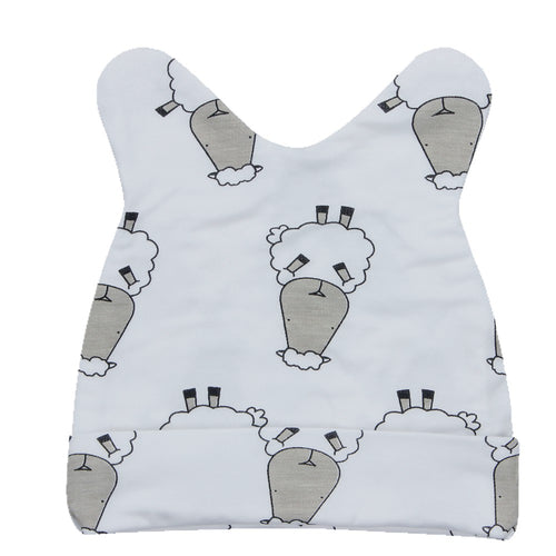Baabaasheepz Bamboo Cap / Topi Baabaasheepz Bayi 0-6months