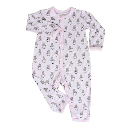Romper Pink Snap / Romper Snap Baabaasheepz