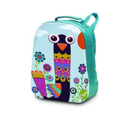 OOPS Happy Backpack Peacock / Tas Anak Sekolah / Tas Anak Import