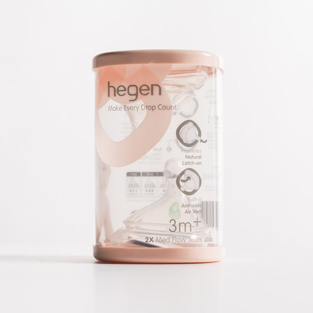Hegen Teat Flow, 2-Pack / Teat / Dot Anak