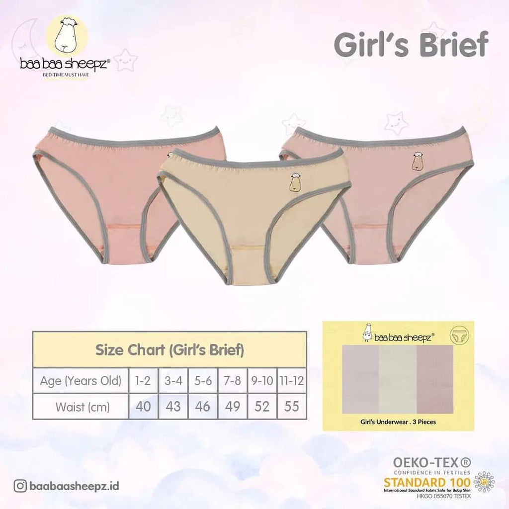 BAABAASHEEPZ UNDERWEAR FOR KIDS / CELANA DALAM ANAK BAABAASHEEPZ