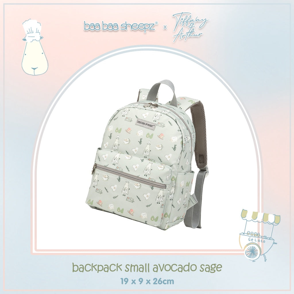 Baa Baa Sheepz x Tiffany Backpack Chef Baa Baa Avocado Sage