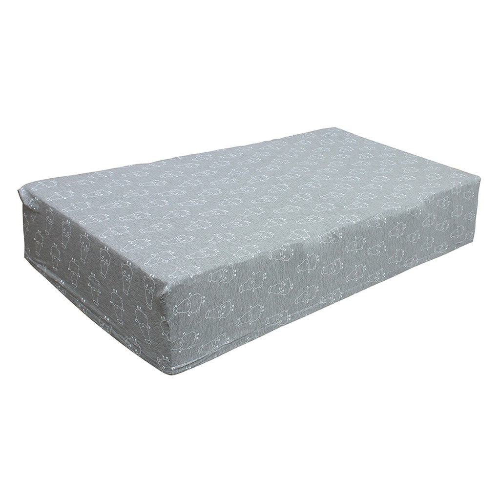 Mattress Sheet Grey One Size Baa Baa Sheepz (60 X 120CM / 70 X 140CM) / Sprei Anak Baabaasheepz