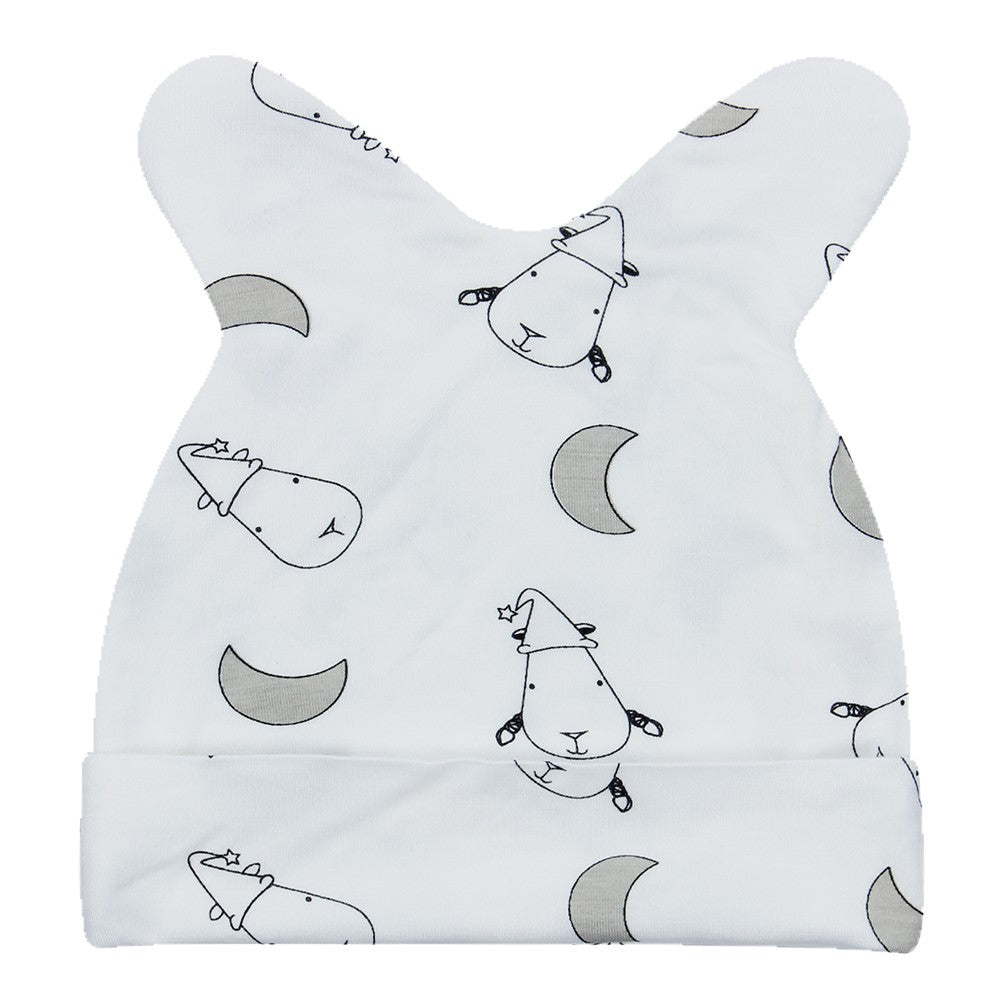 Baabaasheepz Bamboo Cap / Topi Baabaasheepz Bayi 0-6months