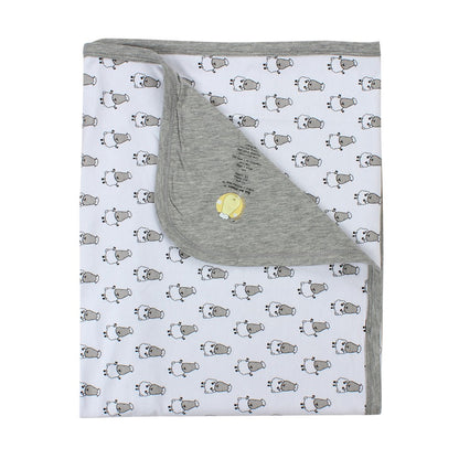 Double Layer Blanket Small Sheepz Baabaasheepz / Selimut Bayi Baabaaheepz