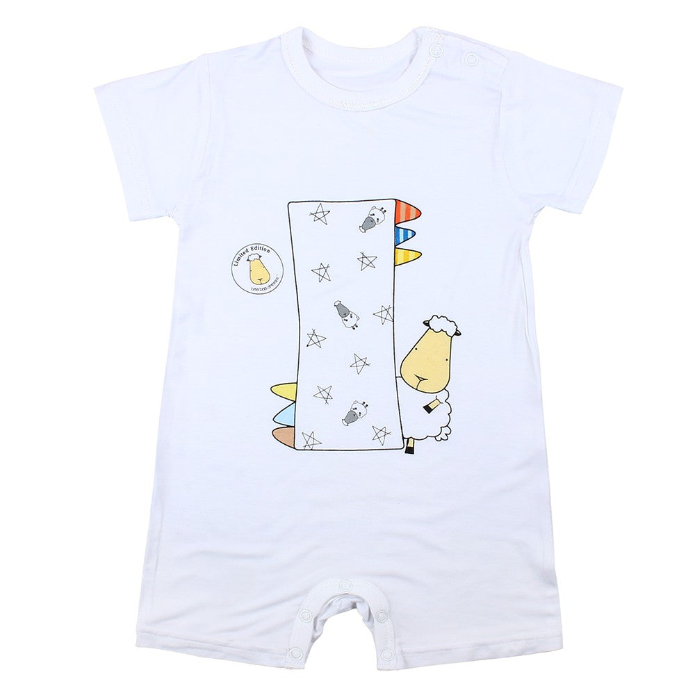 Romper Short Sleeve Baabaasheepz / Romper Pendek Bayi Baabaasheepz