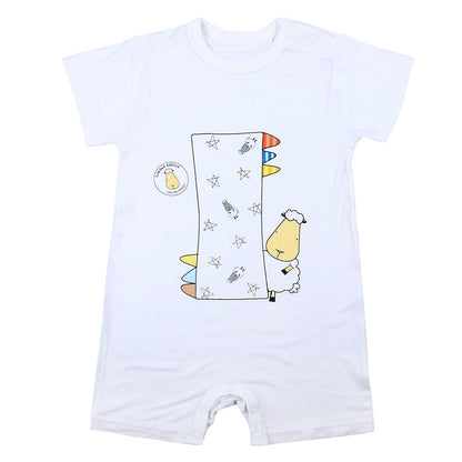 Romper Short Sleeve Baabaasheepz / Romper Pendek Bayi Baabaasheepz
