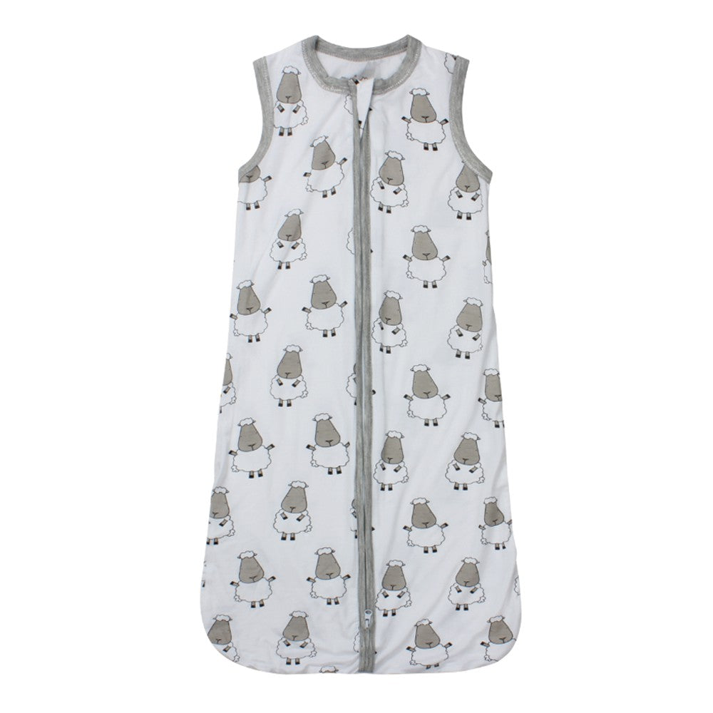 Wearable Blanket Zip Sheepz White / Bedong Instan Bayi Baabaasheepz