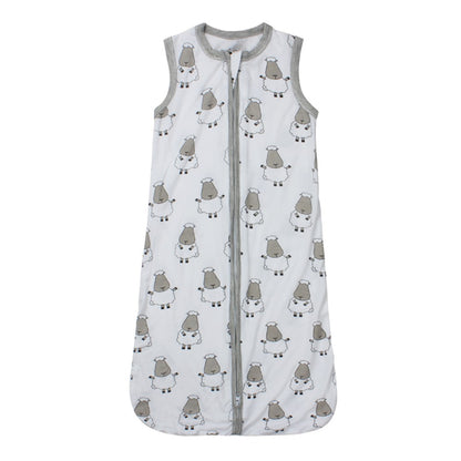 Wearable Blanket Zip Sheepz White / Bedong Instan Bayi Baabaasheepz