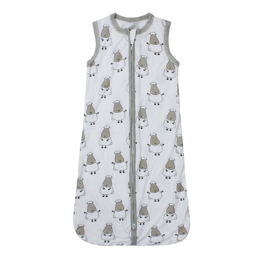 Wearable Blanket Zip Sheepz White / Bedong Instan Bayi Baabaasheepz