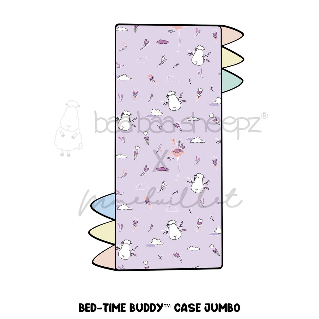 BED-TIME BUDDY™ CASE FLAMINGO / SARUNG BANTAL BAABAASHEEPZ MMEHUILLET