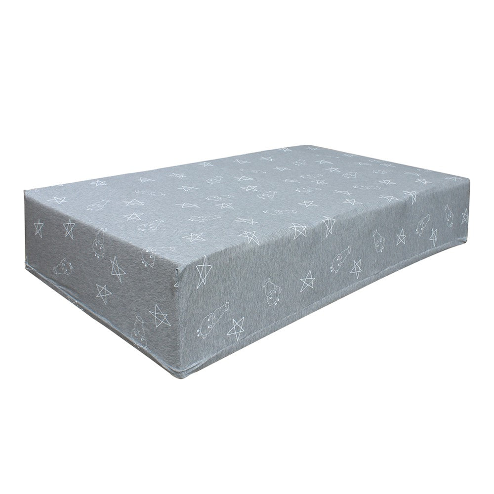 Mattress Sheet Grey Single Bed Baa Baa Sheepz / Sprei Baabaasheepz
