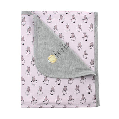 Double Layer Blanket Small Sheepz Baabaasheepz / Selimut Bayi Baabaaheepz