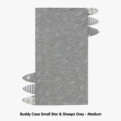 BedTime Buddy Case Medium Grey Baa Baa Sheepz / Sarung Bantal Medium Baa Baa Sheepz