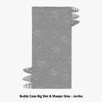 BedTime Buddy Case Jumbo Grey Baa Baa Sheepz / Sarung Bantal Jumbo Baa Baa Sheepz