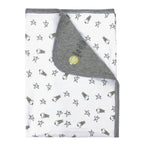 Double Layer Blanket Big Sheepz White Large Adult  / Selimut Large 140x210cm Baabaasheepz