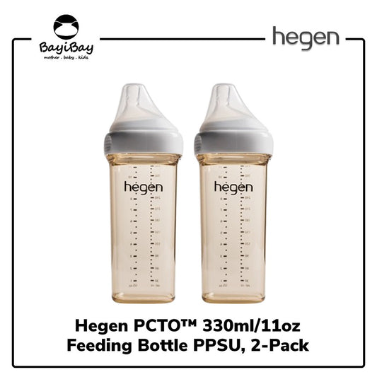 Hegen PCTO™ 330ml Feeding Bottle PPSU, 2-Pack / Botol Susu Hegen