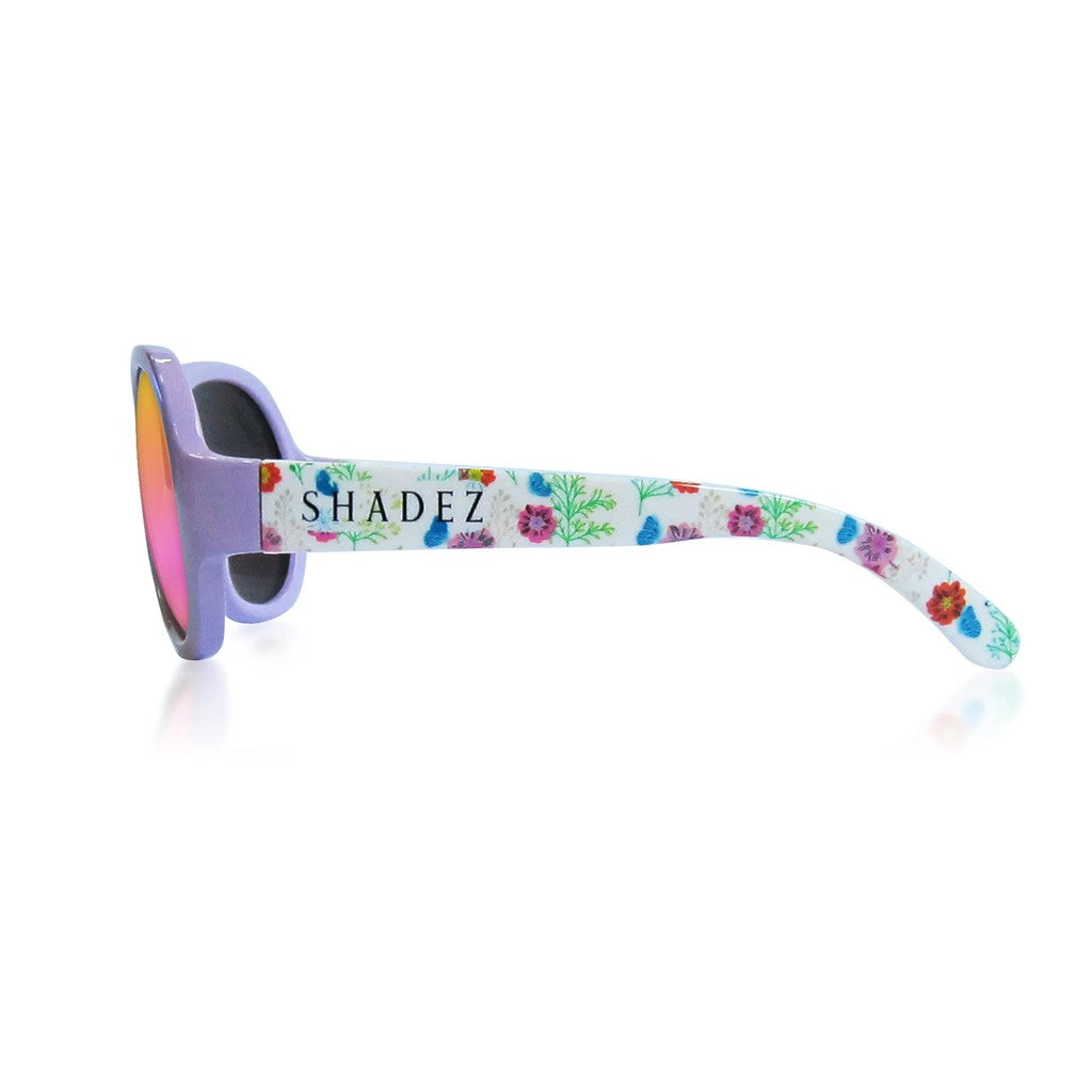 Shadez Eyewear Designer Flower Patch Purple / Kacamata Fashion Anak Sunglasses / Kacamata Jemur