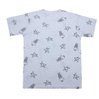 Pyjamas Set Bamboo Short Sleeve White Baa Baa Sheepz / Piyama Dewasa, Baju Tidur Baa Baa Sheepz