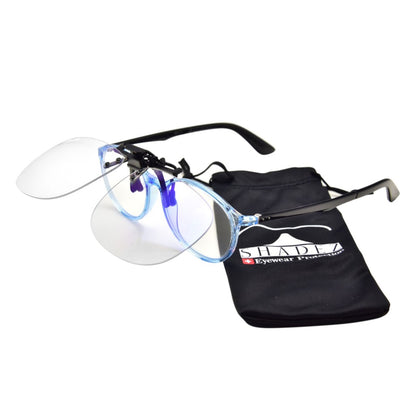 Shadez Accesories Blue Light Screen Saver Clip-On / Kacamata Fashion Pria Wanita Antiradiasi
