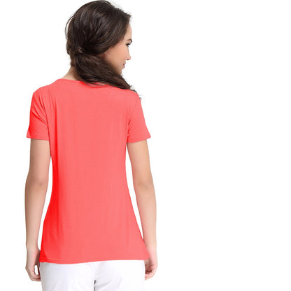 Spring Maternity Aggie Empire Top Coral / Baju Hamil Impor