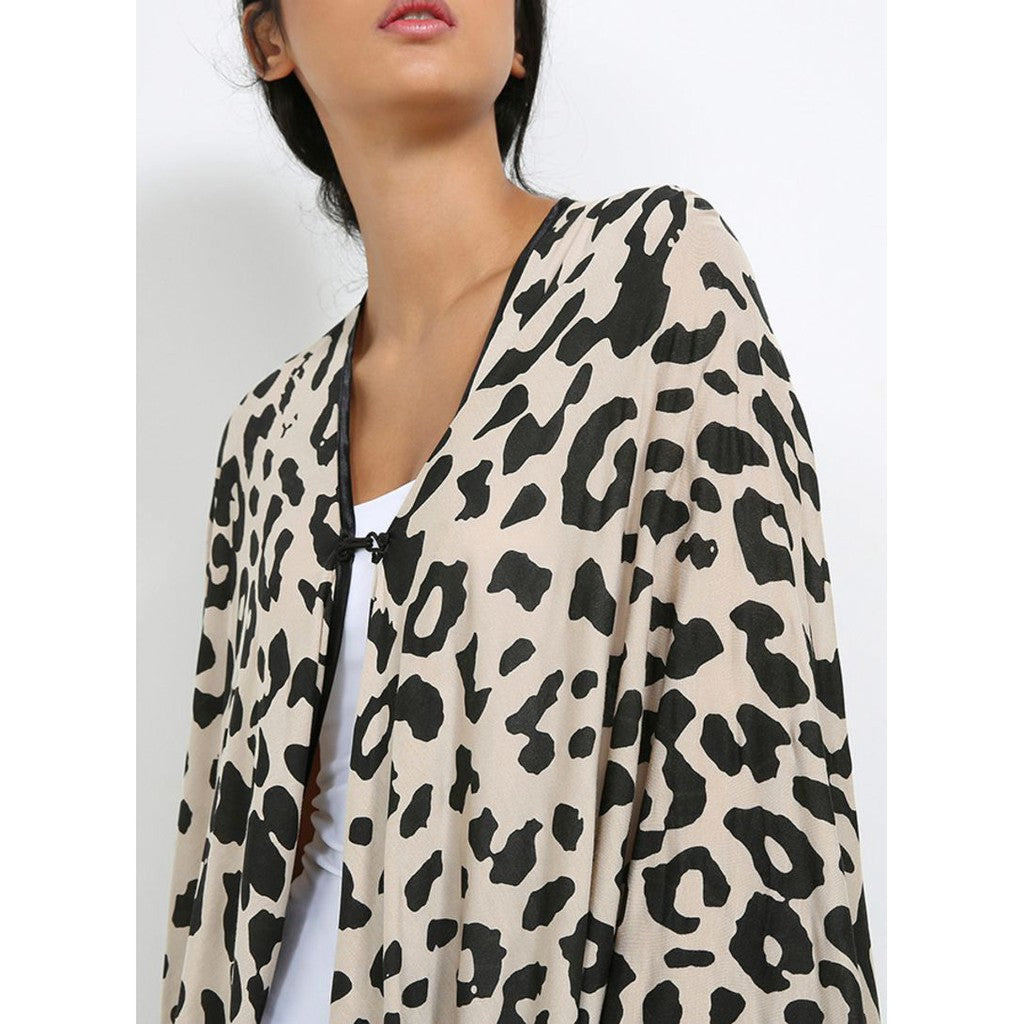 Bebitza Modal Nursing Cover - Leopard / Apron Menyusui Import Bebitza